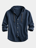 Wilson | Blue Hooded Shirt