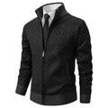 Oliver | Black Zip Cardigan