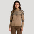 Addison | Women’s Patterned Turtleneck Knit Sweater