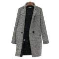Claudia | Houndstooth Grey Coat