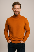 Ryan | Men’s Bold Colour Turtleneck Sweater