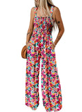 Florence | Women’s Elegant Floral Wide-Leg Jumpsuit