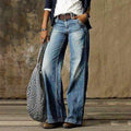 Ruby | Women’s Trendy High-Waisted Wide-Leg Jeans