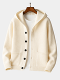 Tyler | Cream Hooded Cardigan