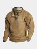 James | Camel Sherpa Sweatshirt