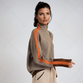 Lucía | Bicolour High Neck Jumper