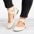 Olivia | Women’s Cross-Strap Ballet Flats