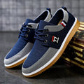Oliver | Blue Canvas Trainers
