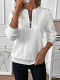 Freya | Women’s Elegant Half-Zip Top