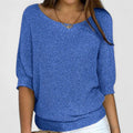 Larissa | Blue Knit Jumper