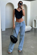 Kimberly | Women’s Relaxed Straight-Leg Denim Jeans