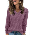 Seraphine | Ribbed V-Neck Sweater
