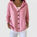 Thalassa | Pink Hooded Cardigan